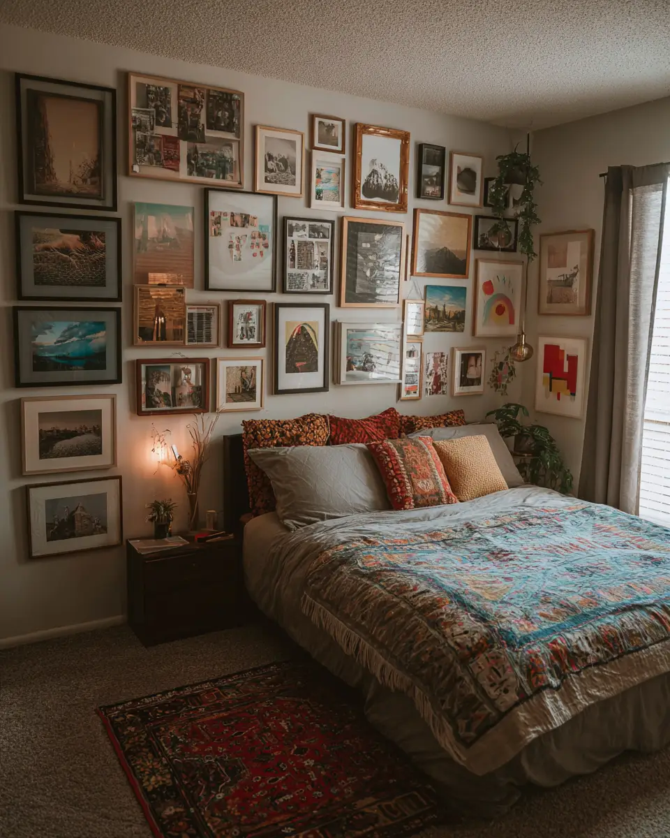 Black Boho Bedroom Decor Ideas