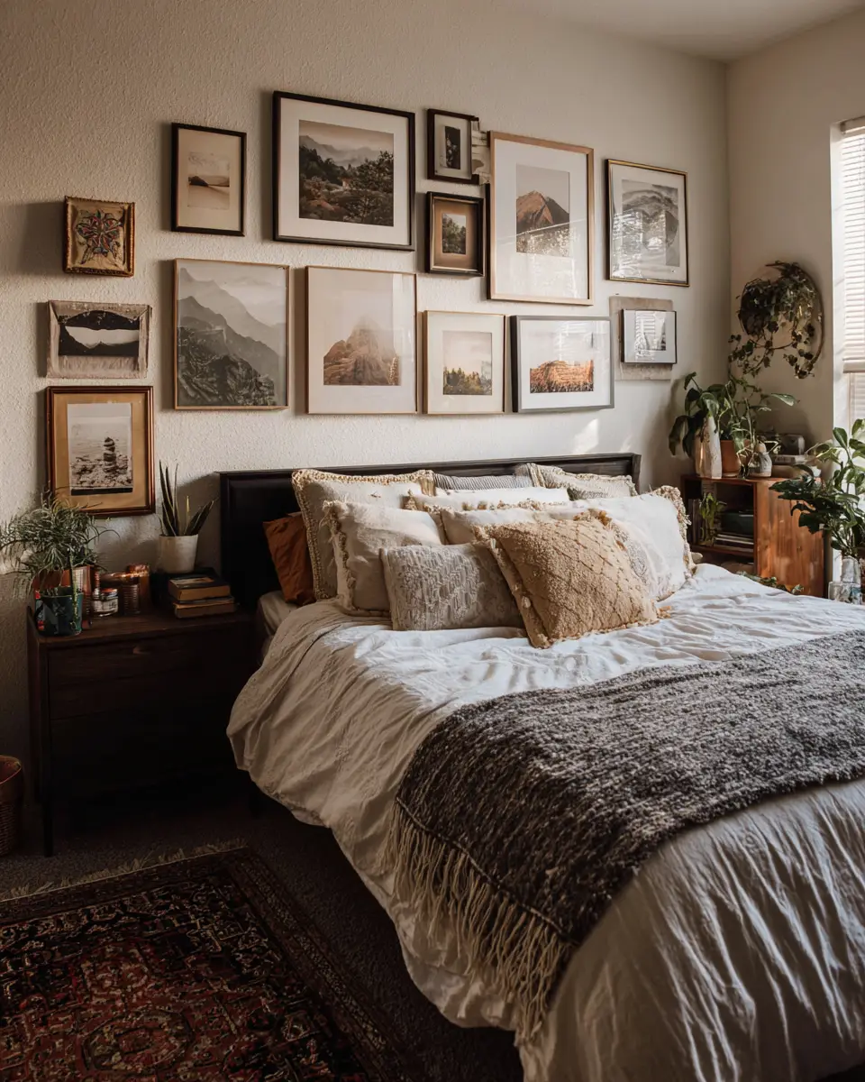 Black Boho Bedroom Decor Ideas