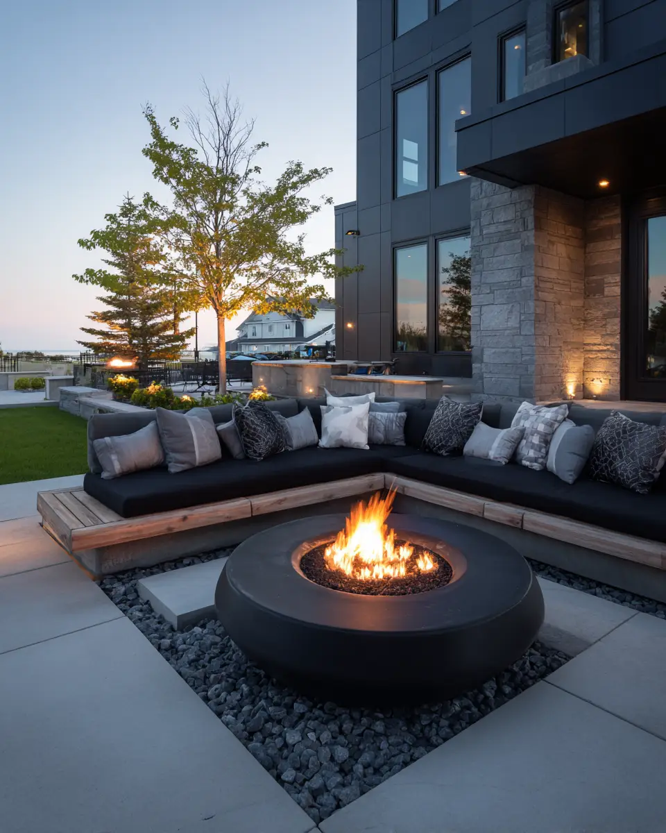 Black Coastal Patio Decor Ideas