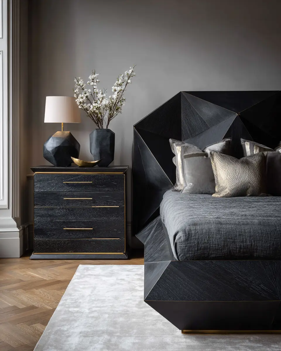 Black Contemporary Bedroom Decor Ideas