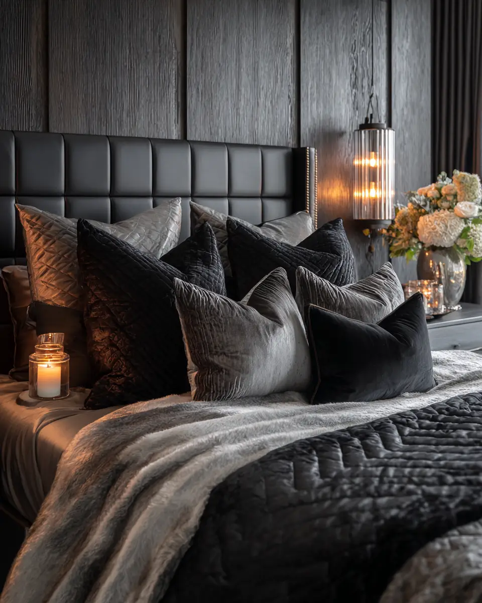 Black Contemporary Bedroom Decor Ideas