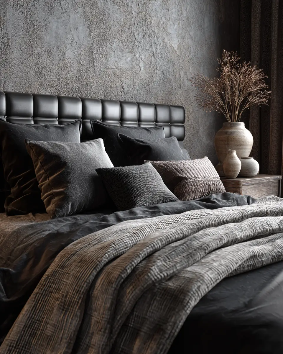 Black Contemporary Bedroom Decor Ideas