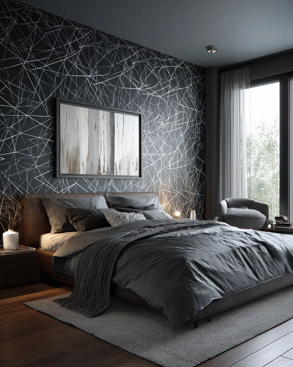 Black Contemporary Bedroom Decor Ideas
