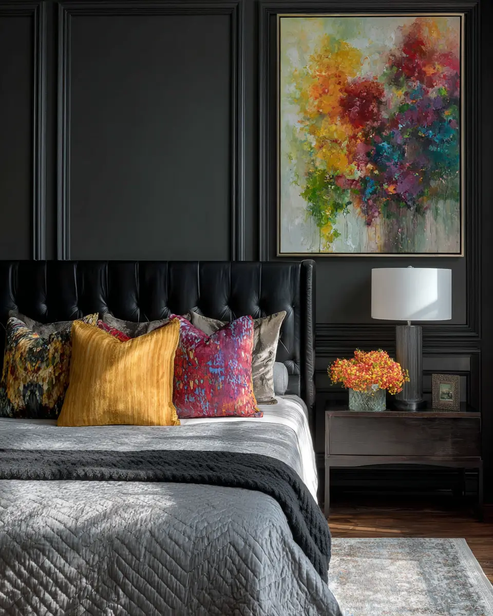 Black Contemporary Bedroom Decor Ideas
