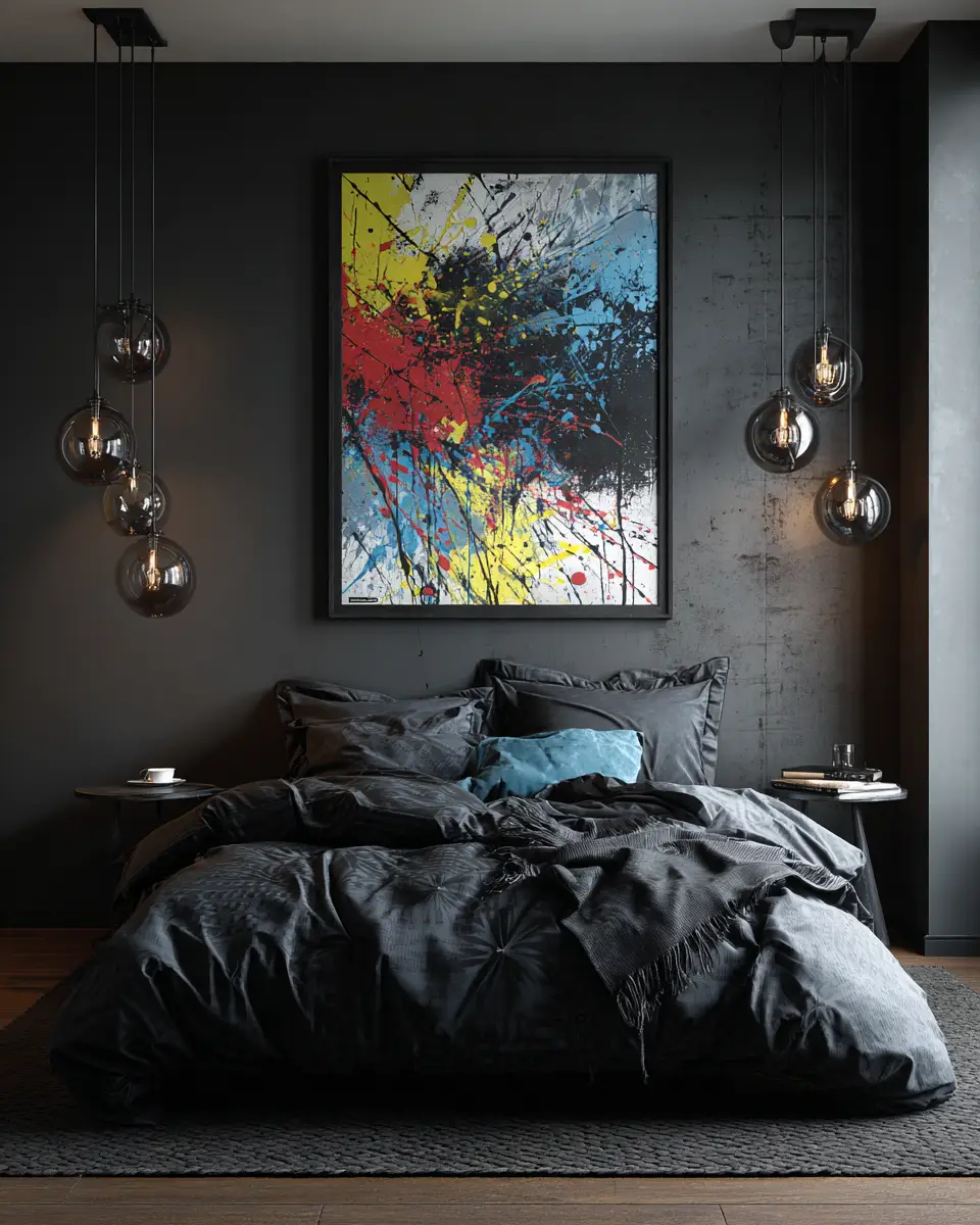 Black Contemporary Bedroom Decor Ideas