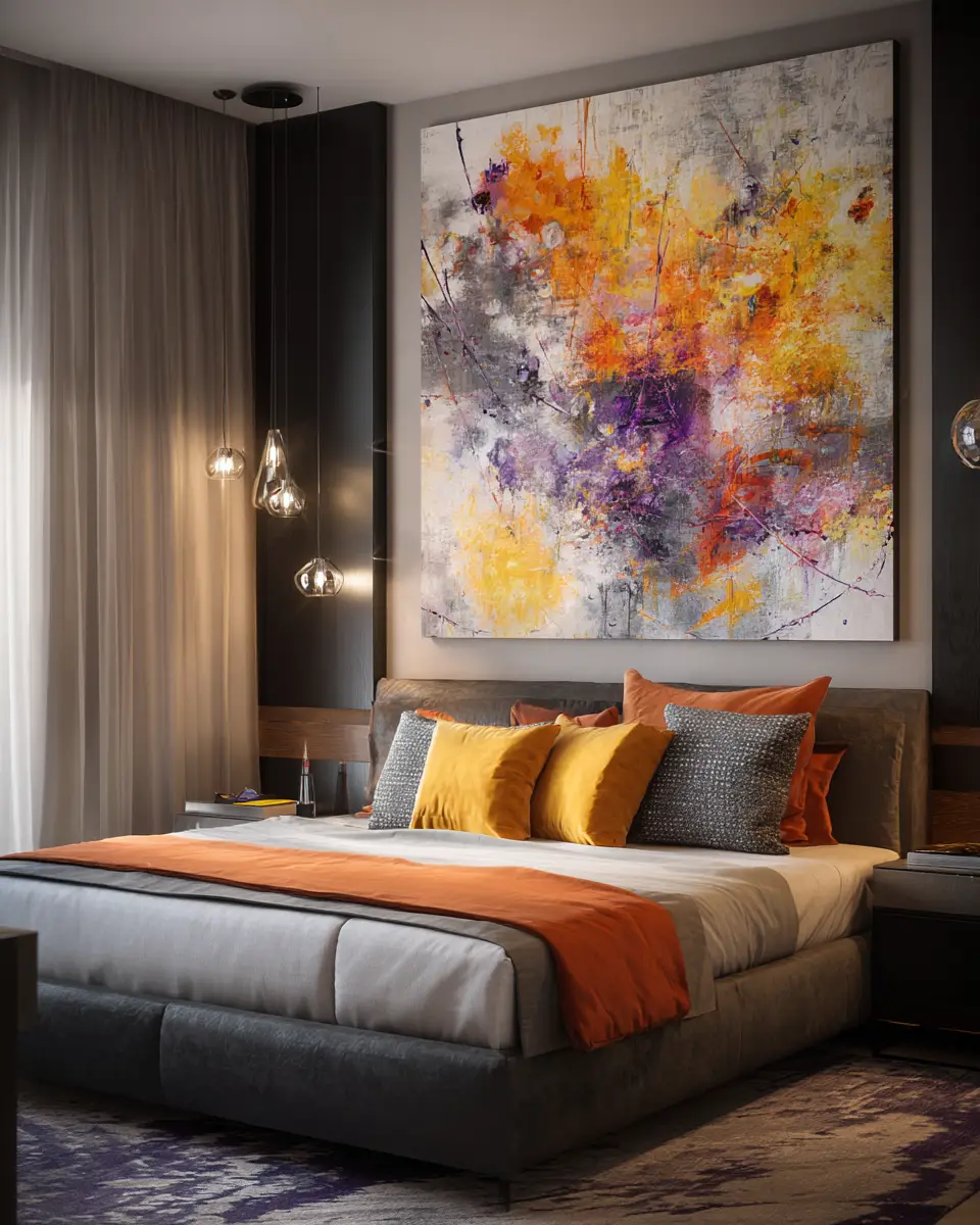 Black Contemporary Bedroom Decor Ideas