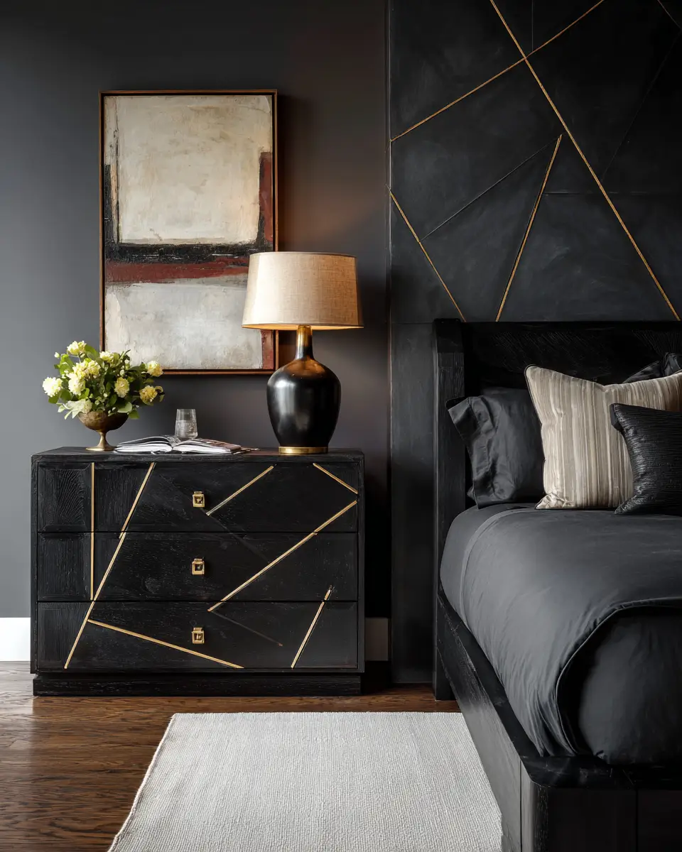 Black Contemporary Bedroom Decor Ideas