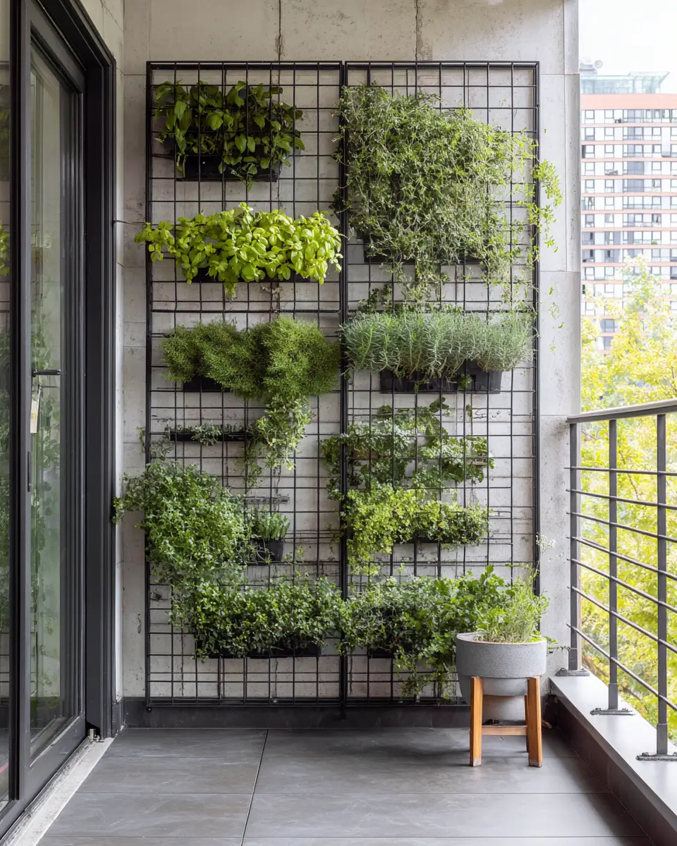 Black Industrial Balcony Decor Ideas