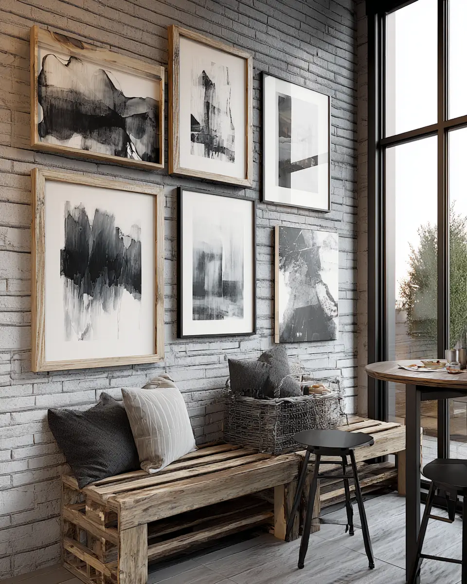 Black Industrial Balcony Decor Ideas