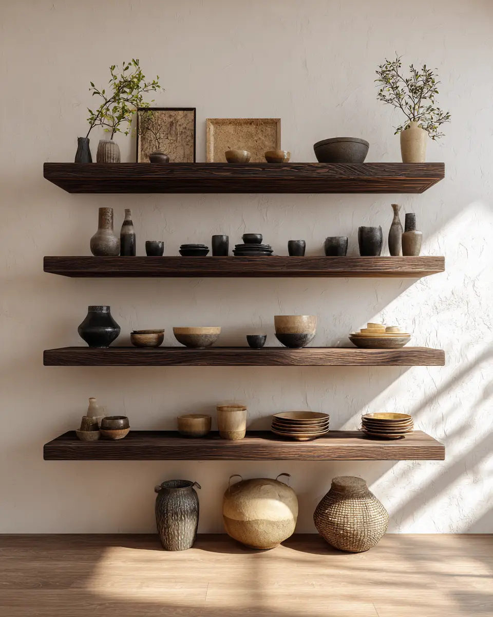 Black Japandi Dining Room Decor Ideas