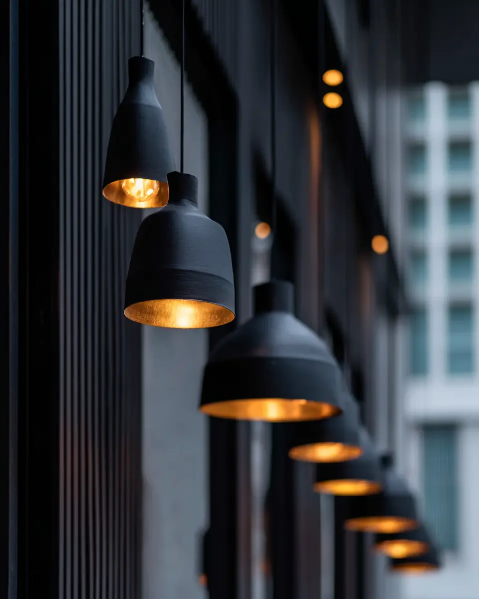 Black Mid-Century Modern Balcony Decor Ideas