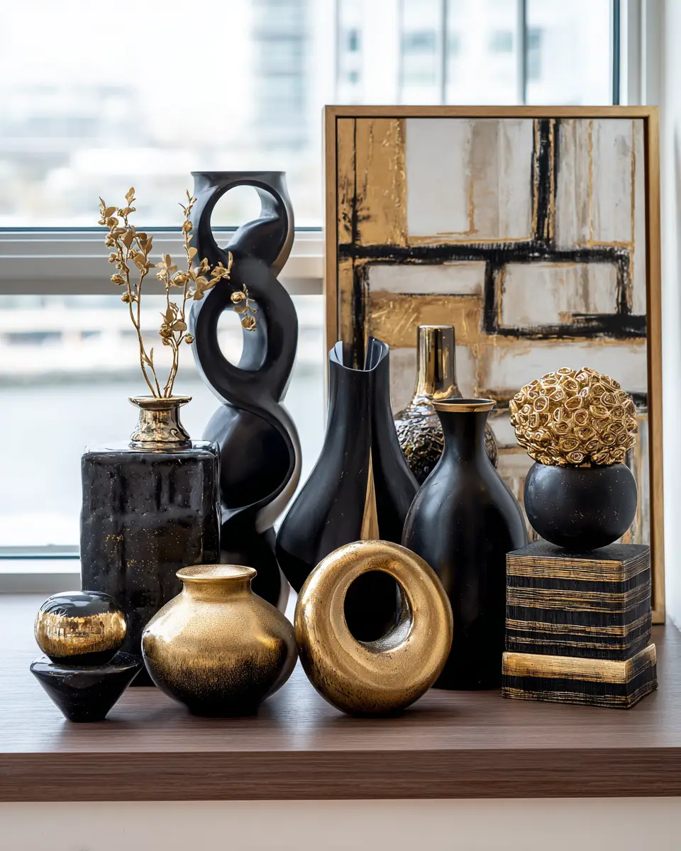 Black Mid-Century Modern Balcony Decor Ideas