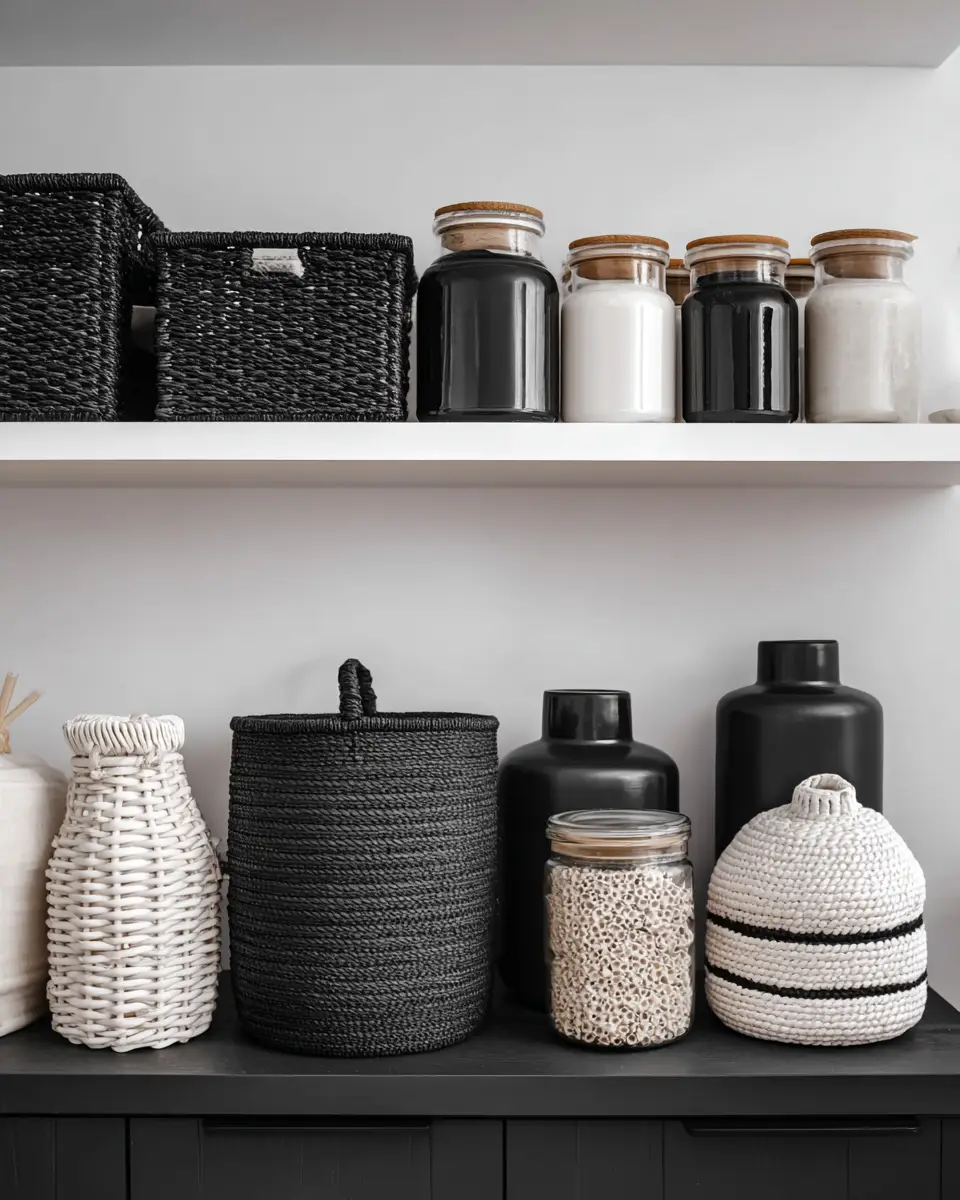 Black Minimalist Laundry Room Decor Ideas