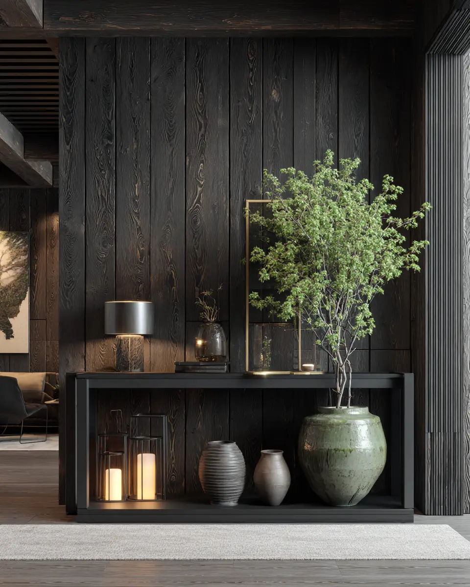 Black Modern Living Room Decor Ideas