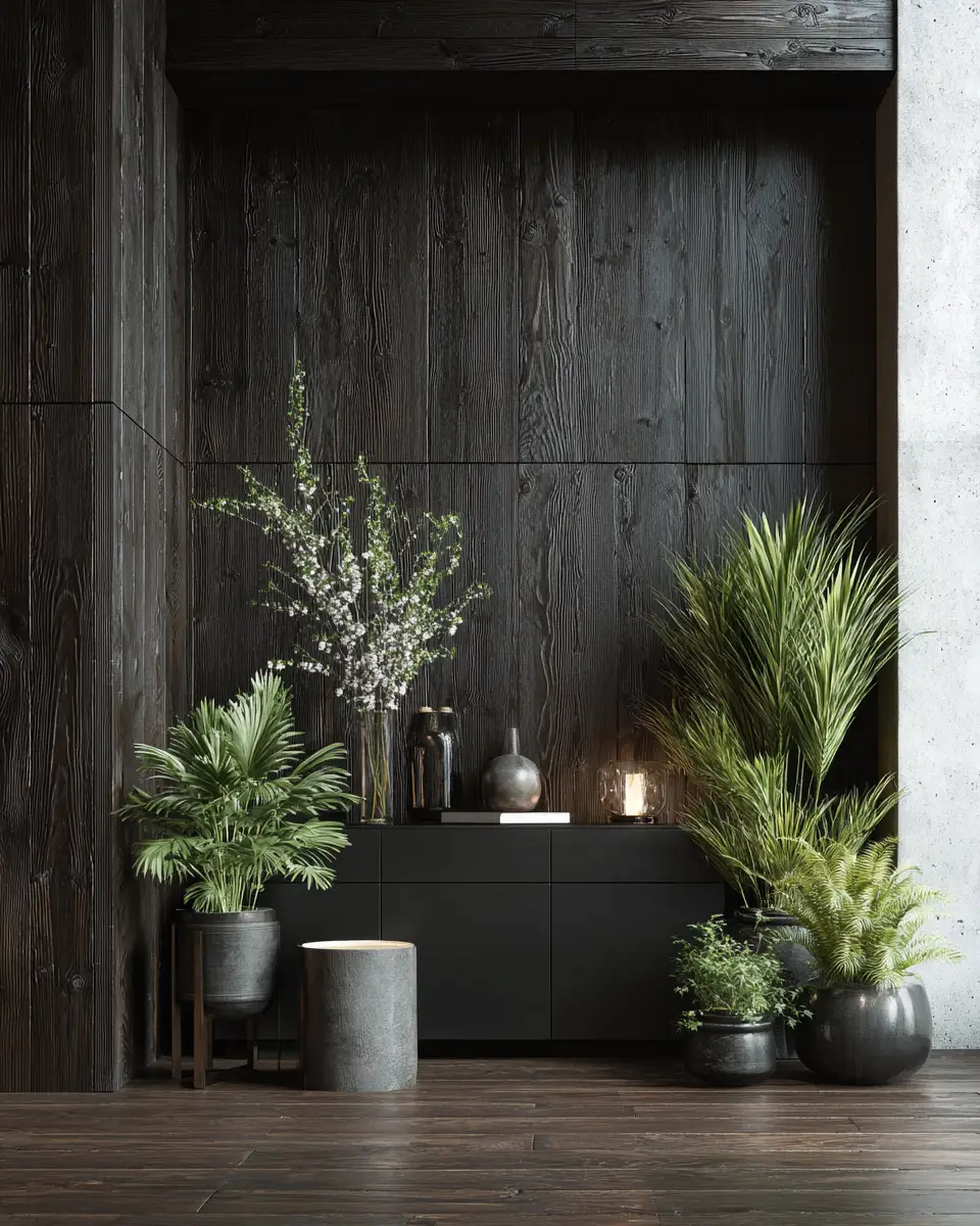 Black Modern Living Room Decor Ideas