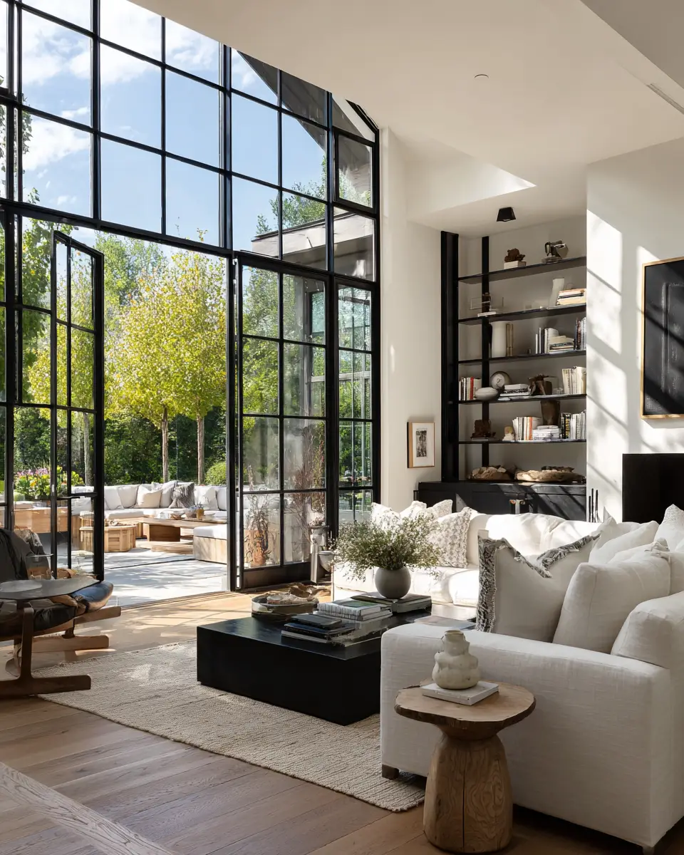 Black Modern Living Room Decor Ideas