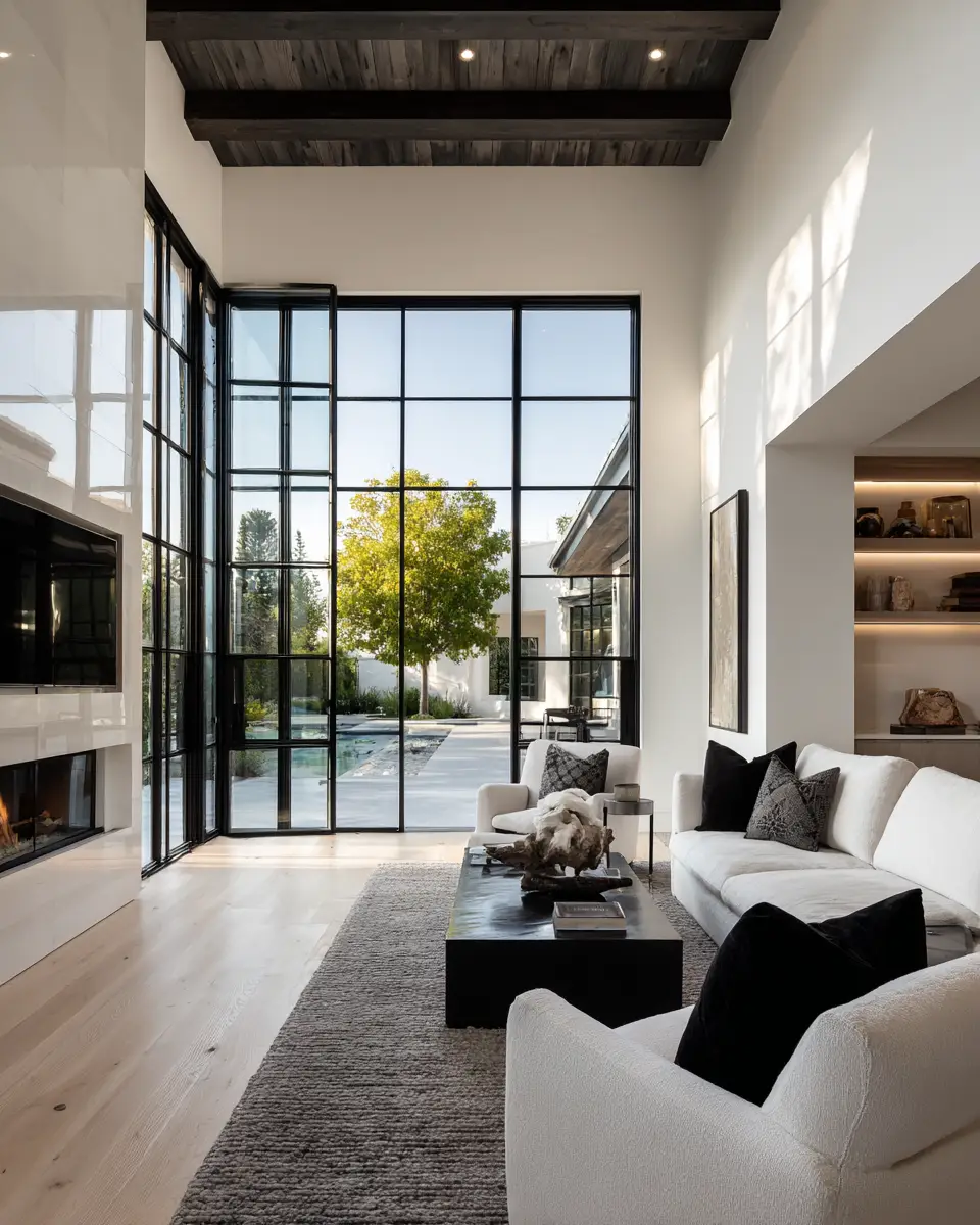 Black Modern Living Room Decor Ideas
