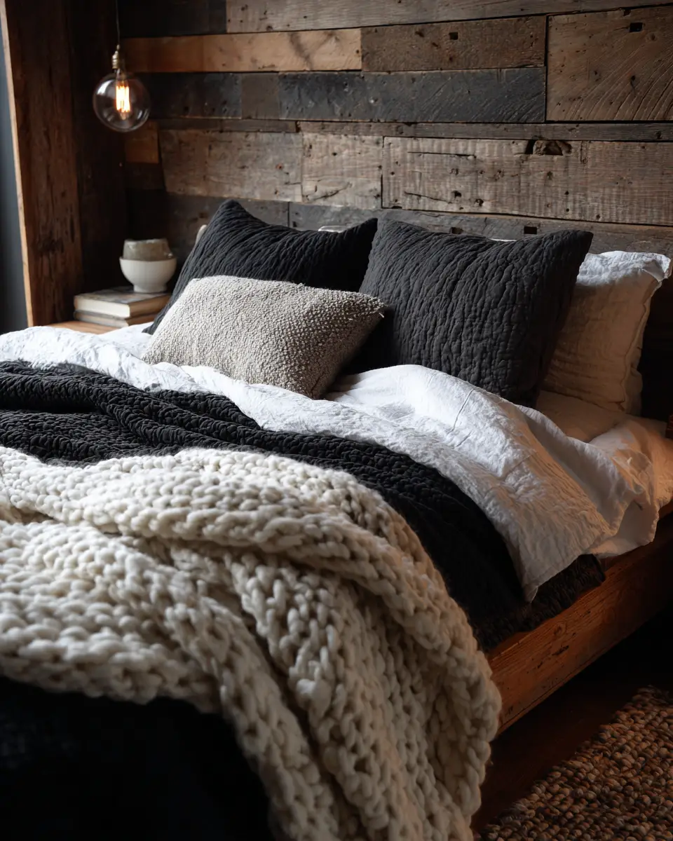 Black Rustic Bedroom Decor Ideas