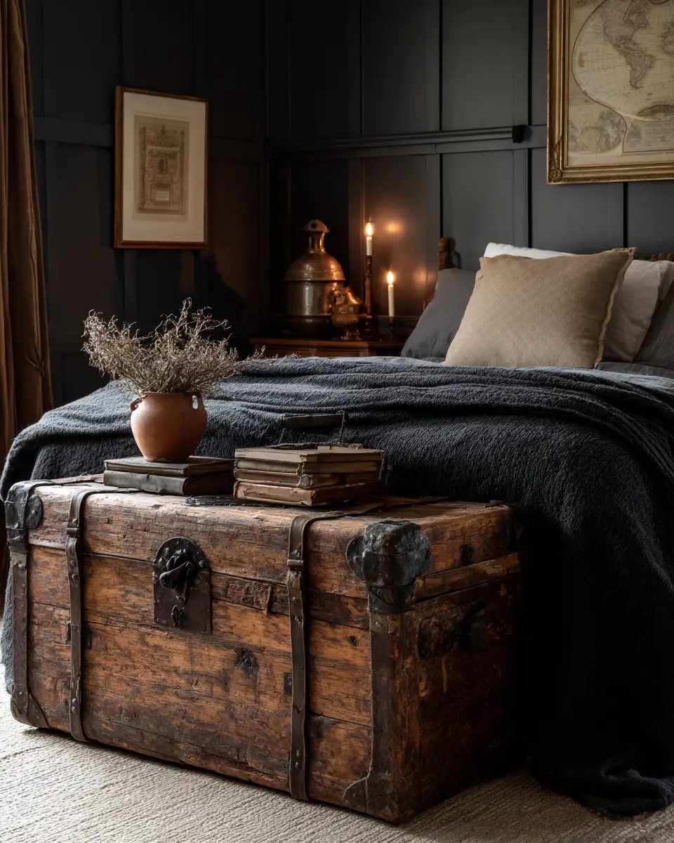 Black Rustic Bedroom Decor Ideas