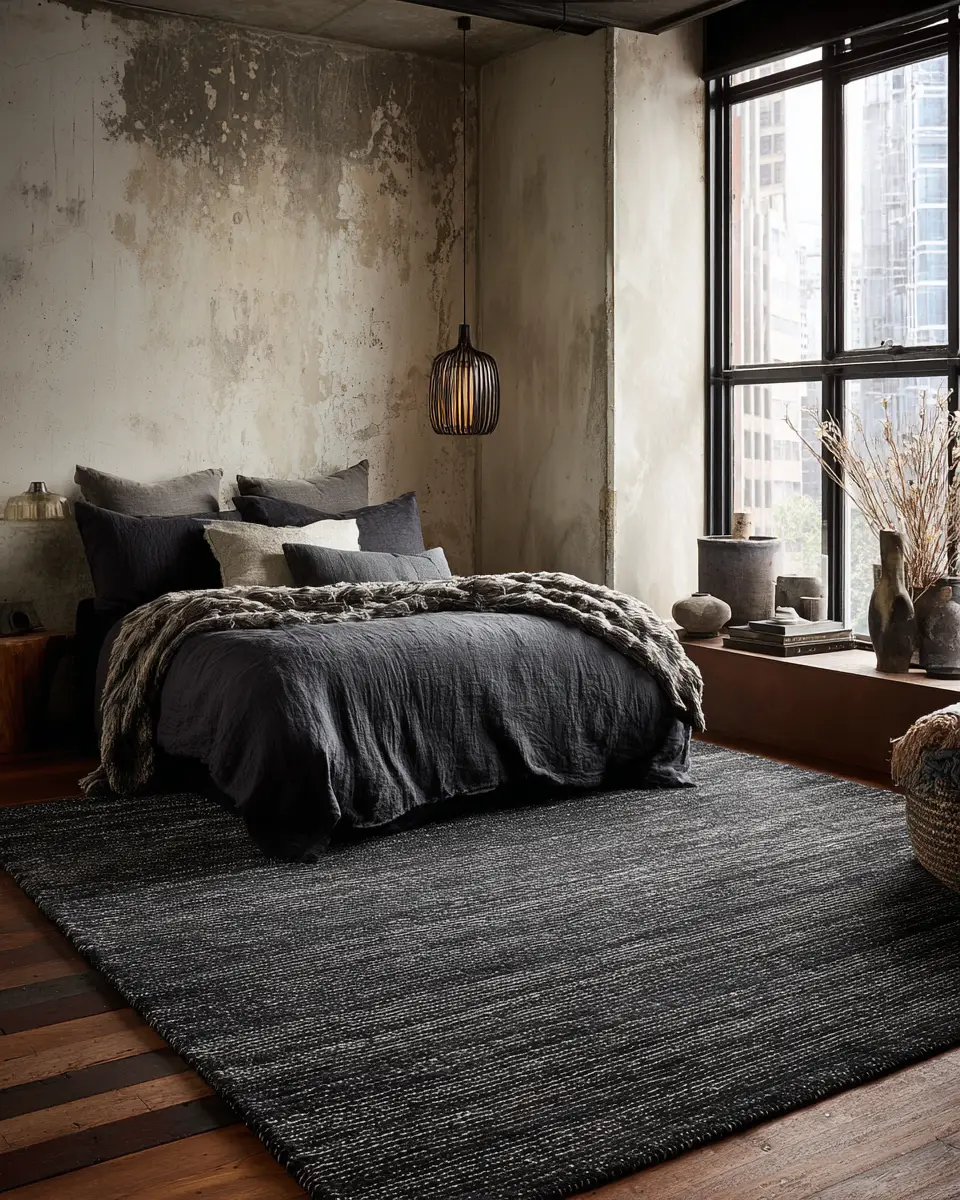 Black Rustic Bedroom Decor Ideas