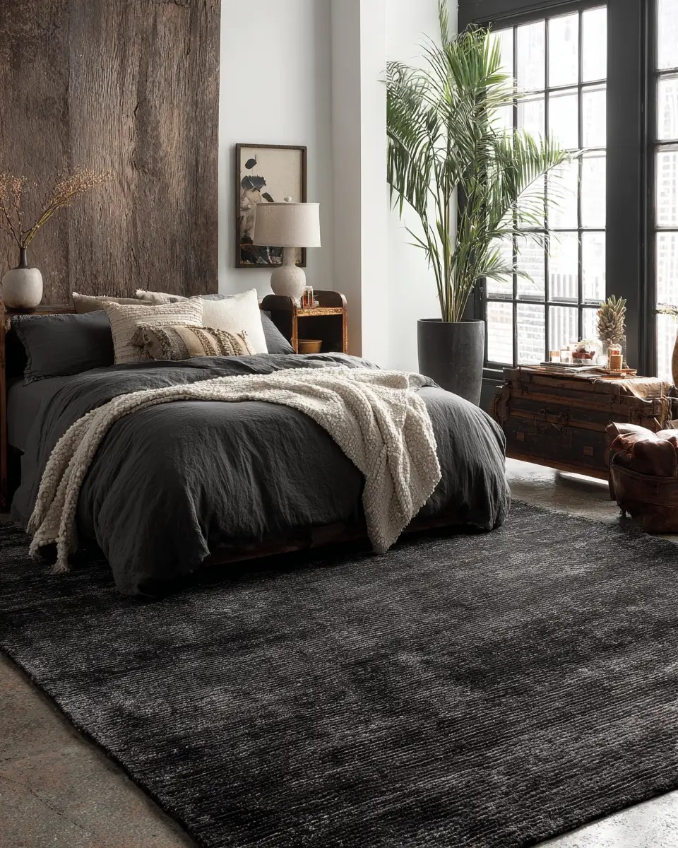 Black Rustic Bedroom Decor Ideas