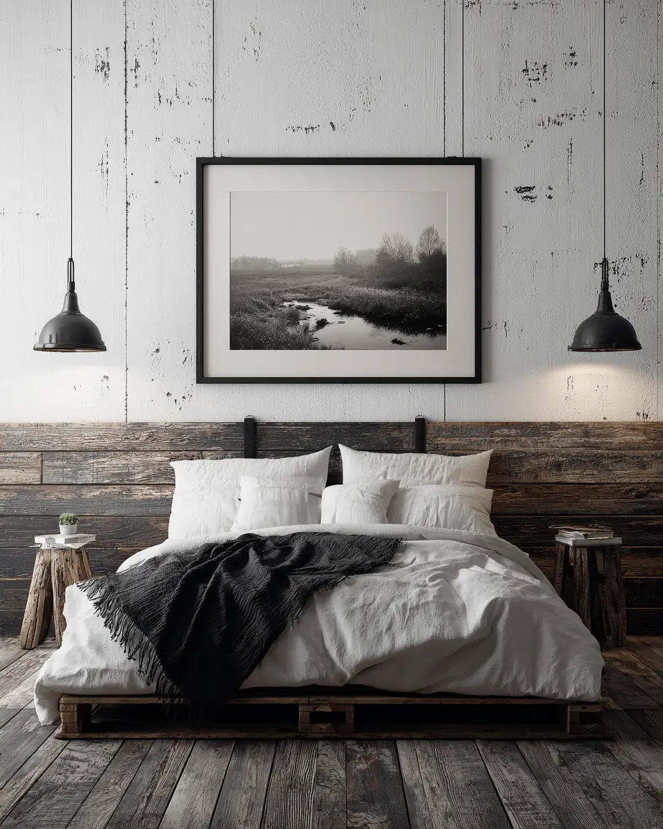 Black Rustic Bedroom Decor Ideas