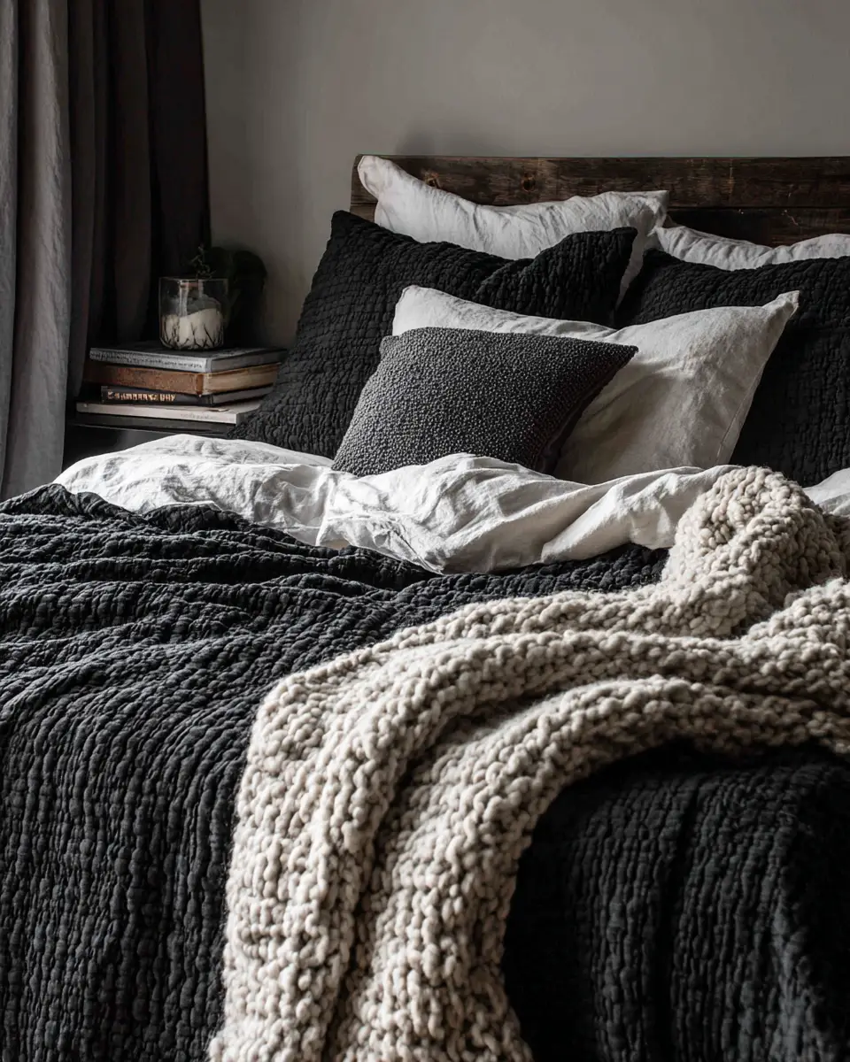 Black Rustic Bedroom Decor Ideas