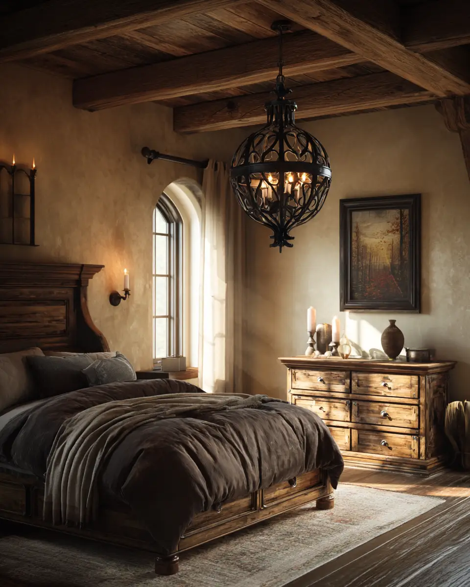 Black Rustic Bedroom Decor Ideas