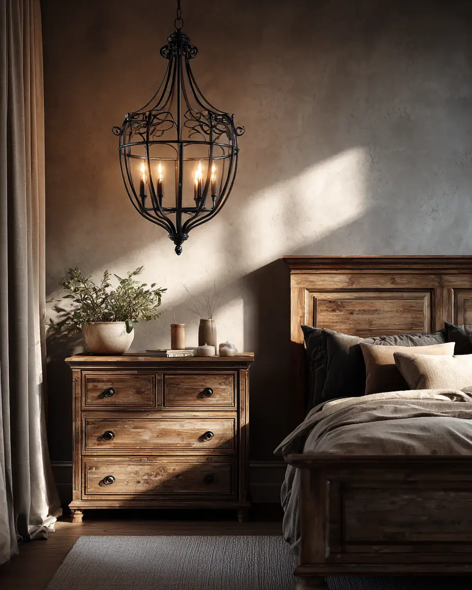 Black Rustic Bedroom Decor Ideas