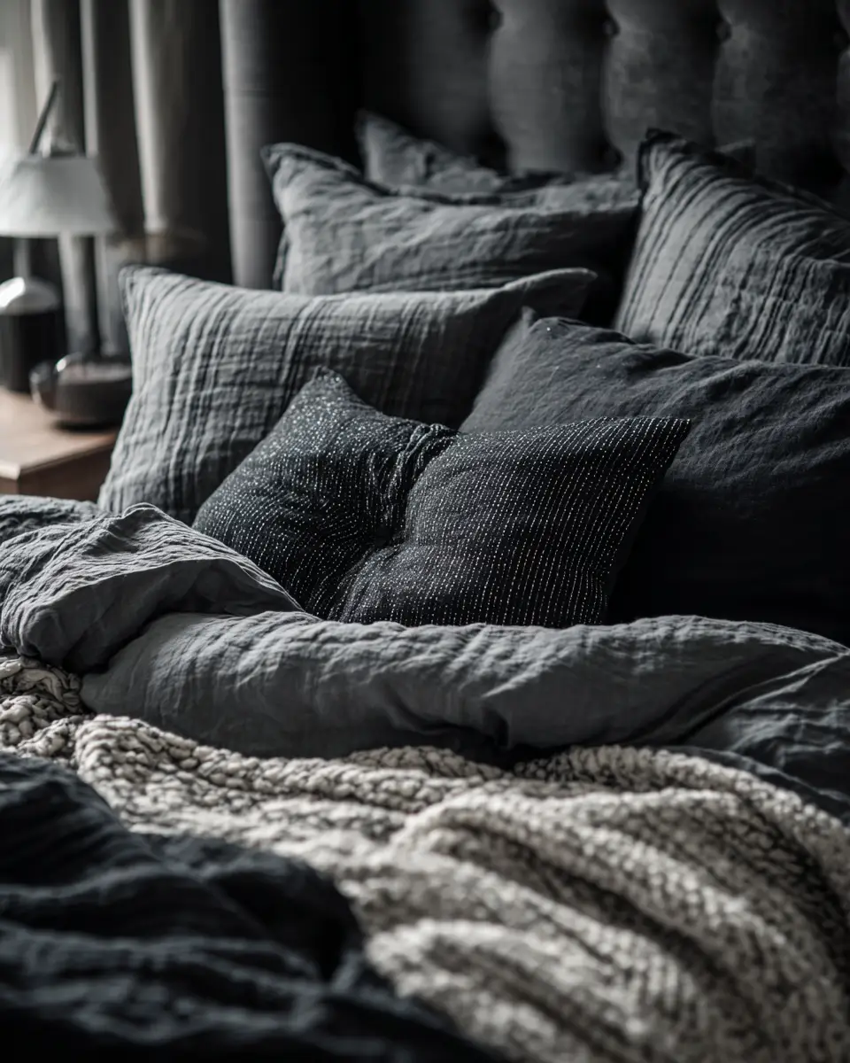 Black Scandinavian Bedroom Decor Ideas