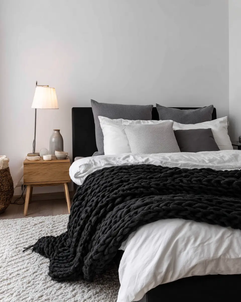 Black Scandinavian Bedroom Decor Ideas