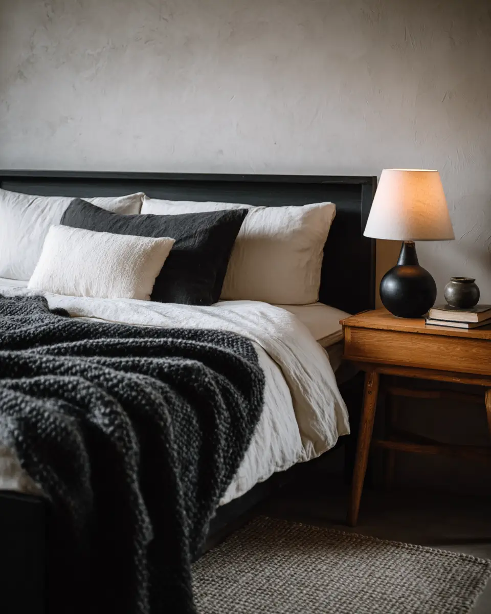 Black Scandinavian Bedroom Decor Ideas