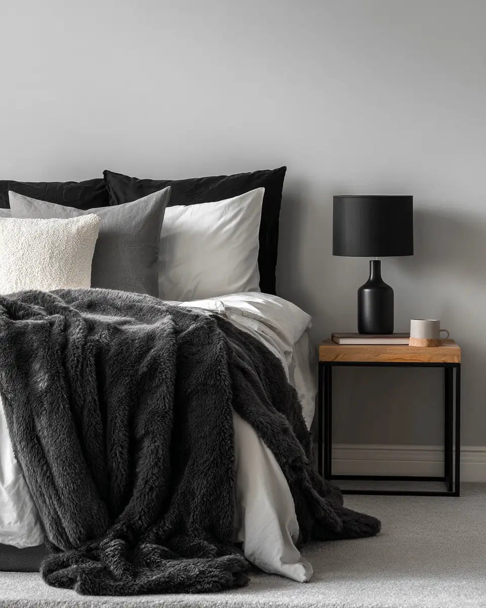 Black Scandinavian Bedroom Decor Ideas