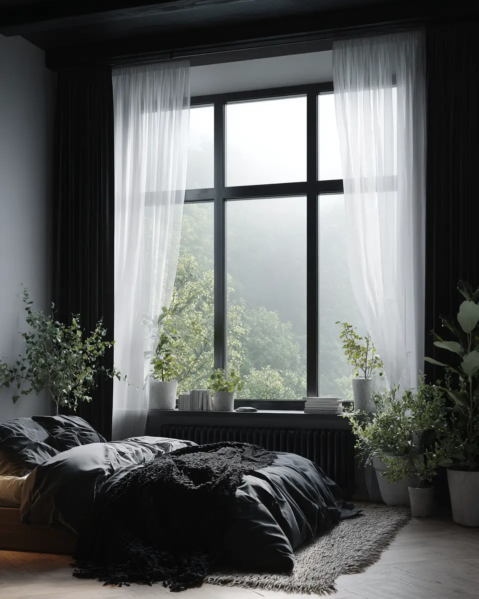 Black Scandinavian Bedroom Decor Ideas