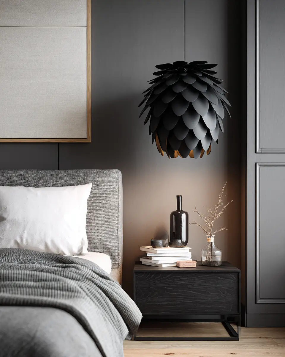 Black Scandinavian Bedroom Decor Ideas