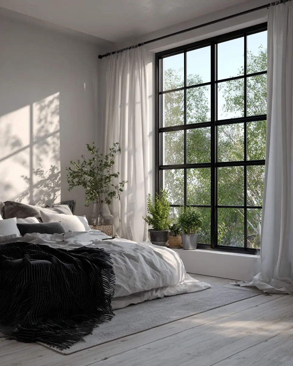Black Scandinavian Bedroom Decor Ideas