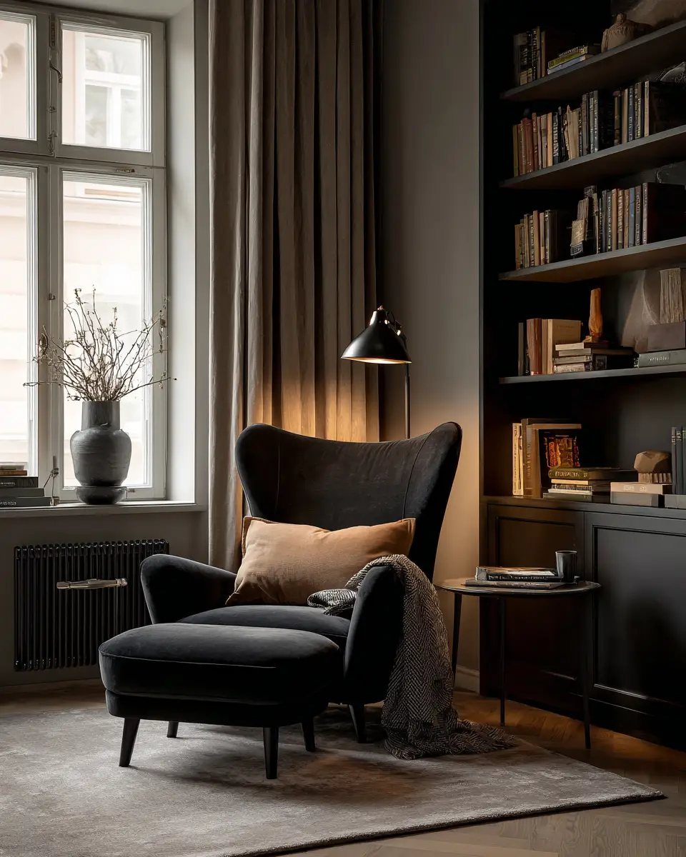 Black Scandinavian Bedroom Decor Ideas