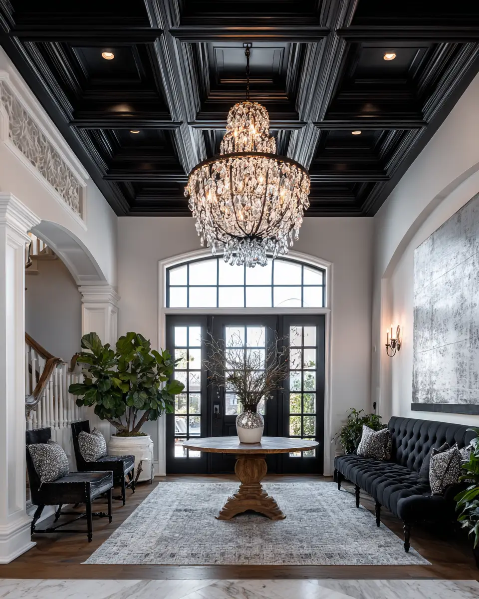 Black Traditional Entryway Decor Ideas