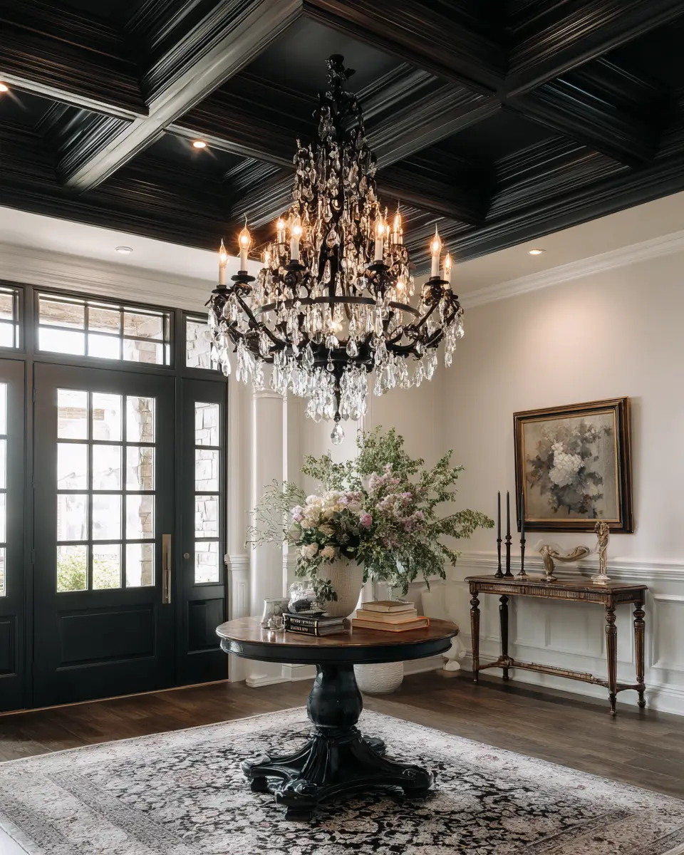 Black Traditional Entryway Decor Ideas