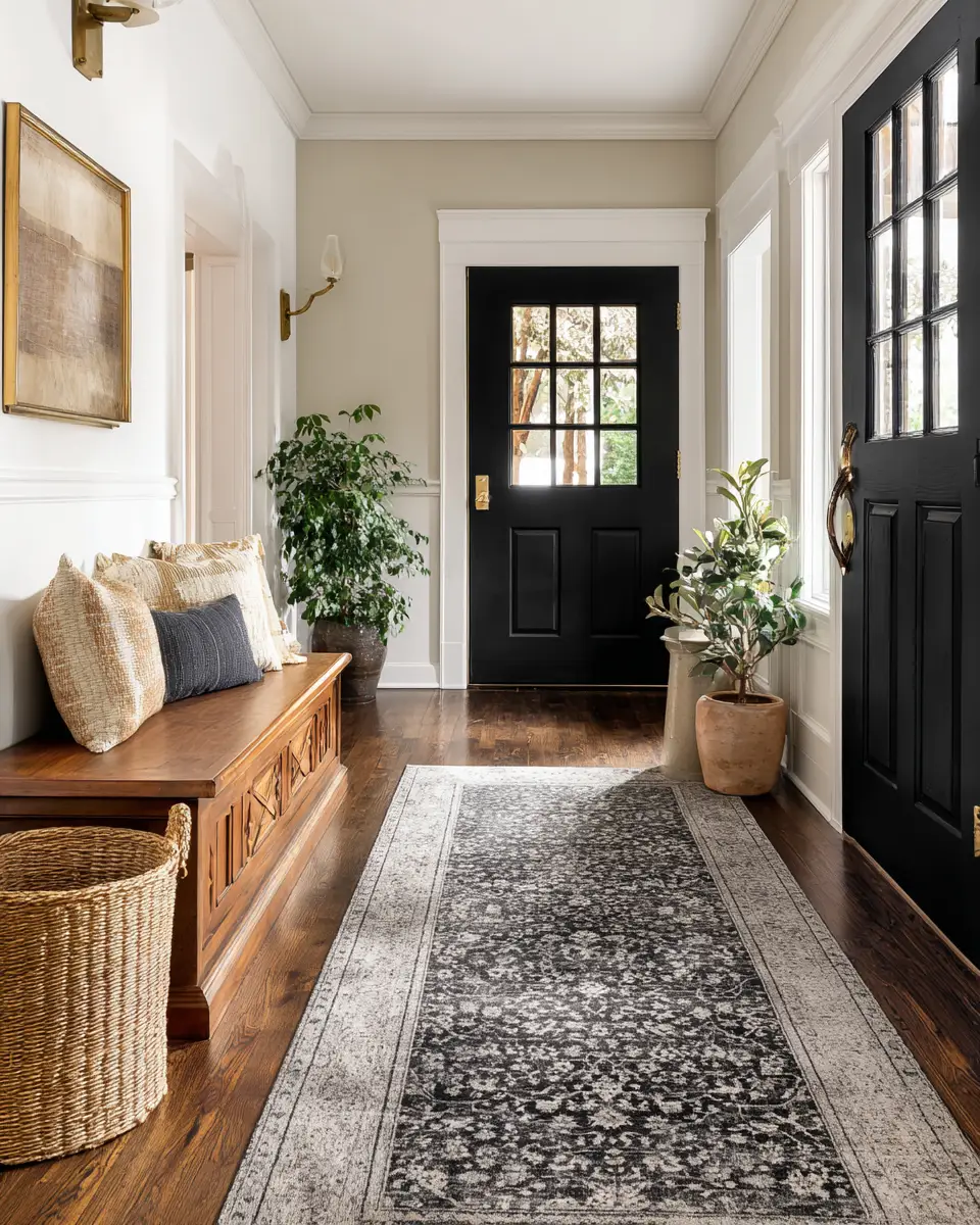 Black Traditional Entryway Decor Ideas