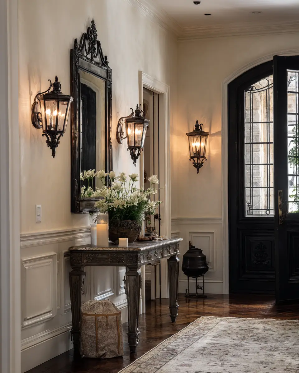 Black Traditional Entryway Decor Ideas