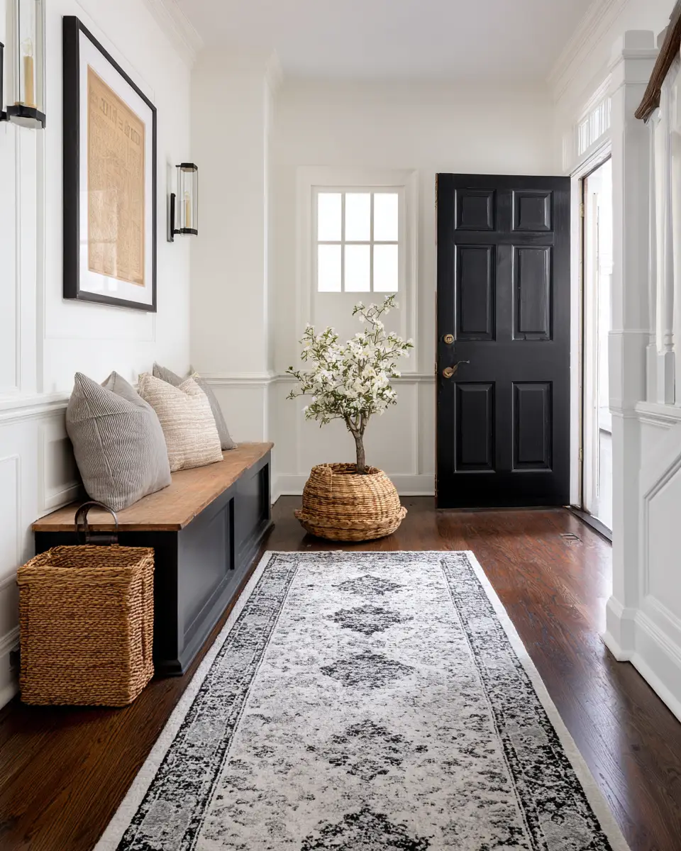 Black Traditional Entryway Decor Ideas
