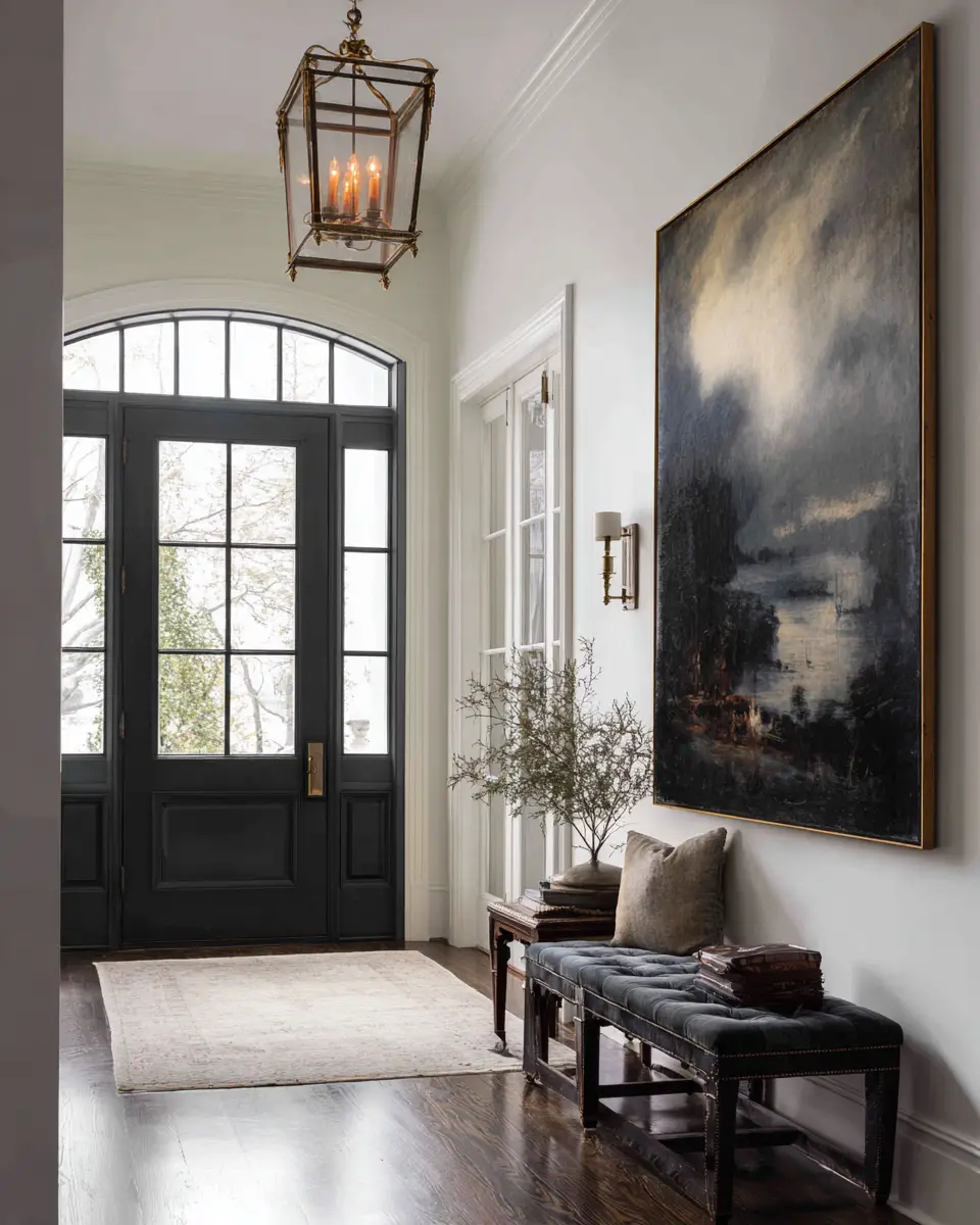 Black Traditional Entryway Decor Ideas