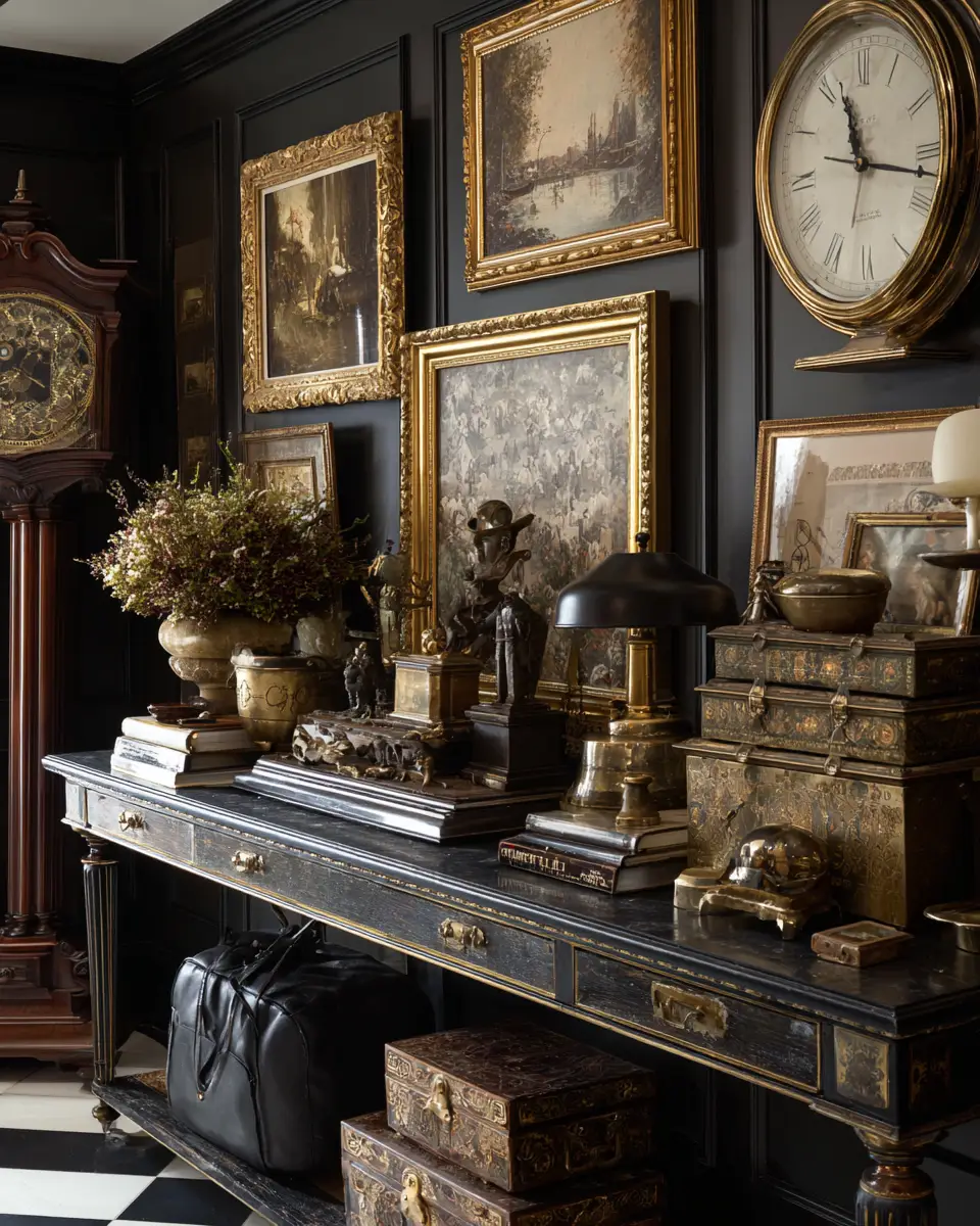 Black Traditional Entryway Decor Ideas