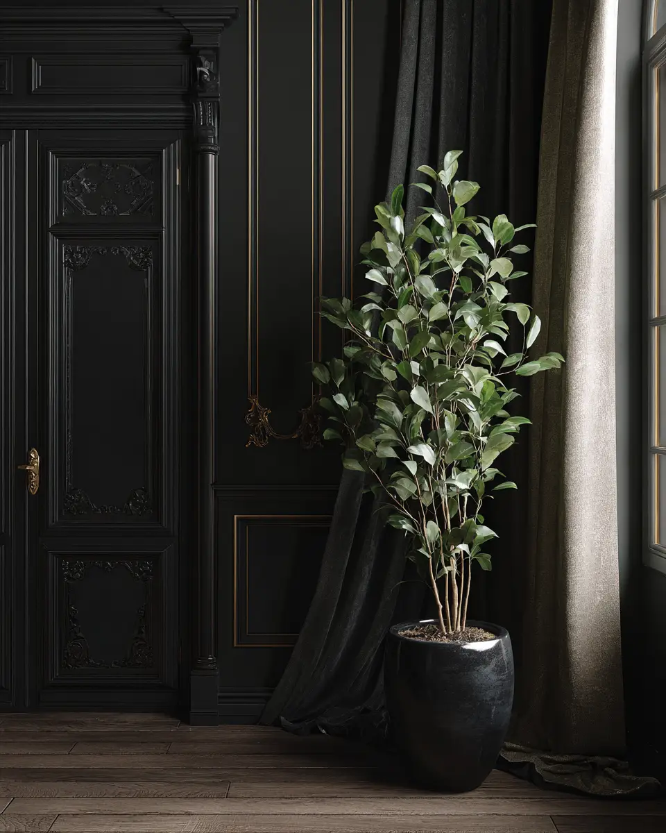 Black Traditional Entryway Decor Ideas