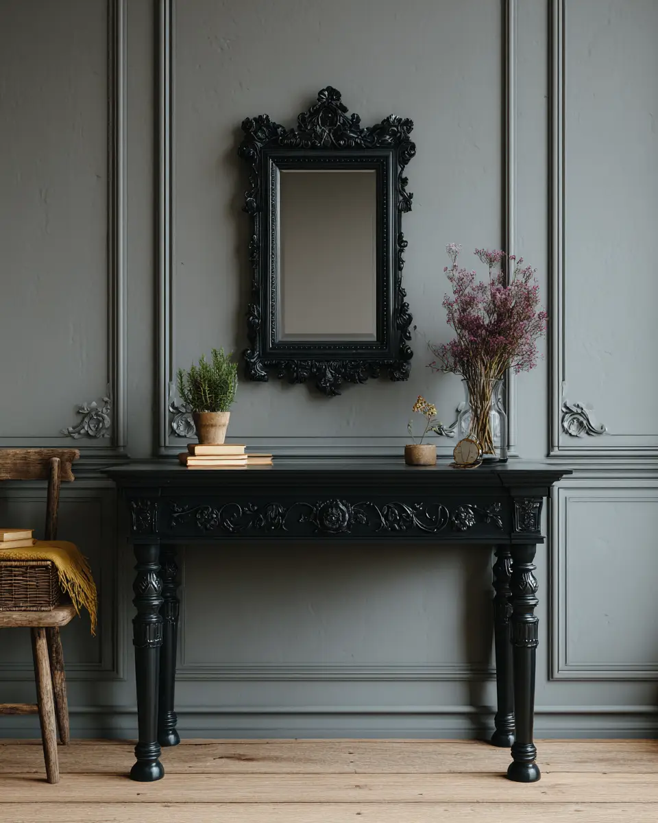 Black Traditional Entryway Decor Ideas