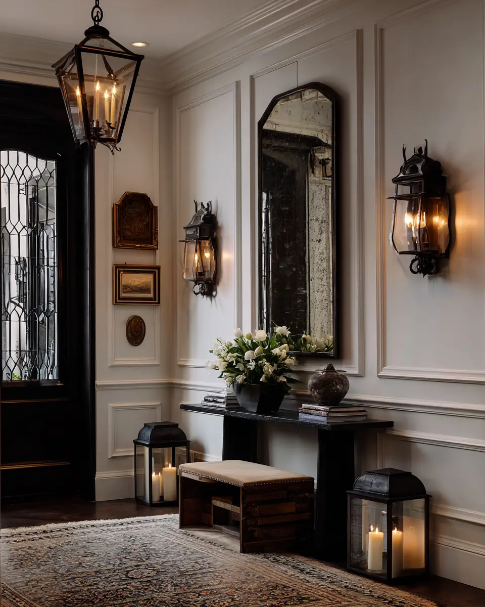 Black Traditional Entryway Decor Ideas