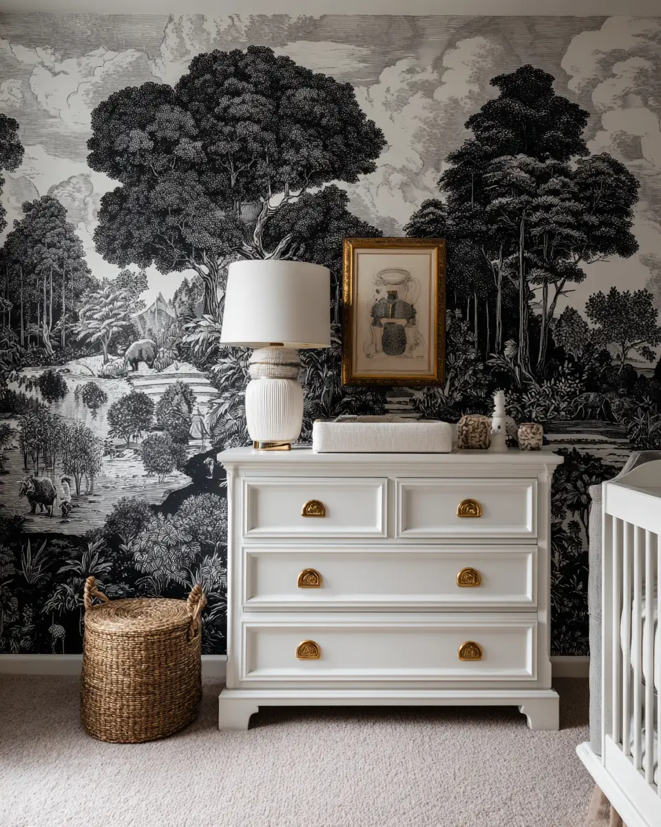 Black Traditional Nursery Decor Ideas