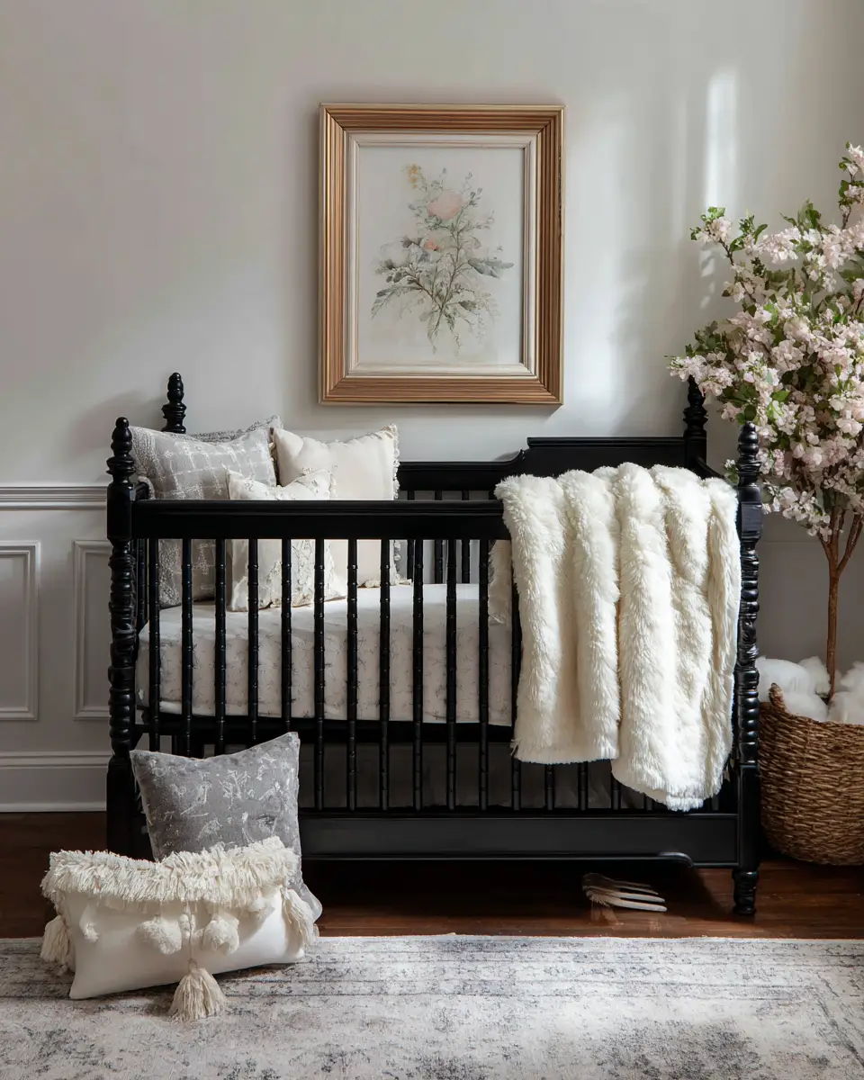 Black Traditional Nursery Decor Ideas