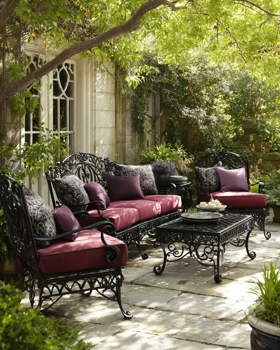Black Traditional Patio Decor Ideas - Featured